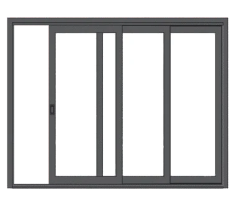 Parkersburg Pella Hurricane Shield Series Vinyl Multi-Slide Patio Door